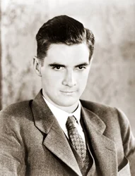 Portret van Howard Robard Hughes in 1934. Amerikaanse filmproducent en industrieel. 1905-1976