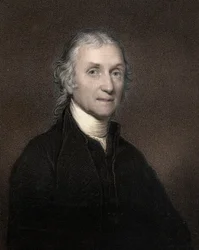 Portret van Joseph Priestley (1733-1804) Britse chemicus en theoloog