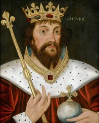 Portret van koning Hendrik I van Engeland (Hendrik I Beauclerc) (1068-1135), anoniem. Privécollectie