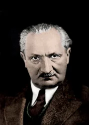 Portret van Martin Heidegger (1889-1976), Duitse filosoof