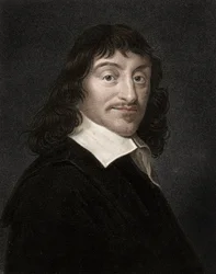 Portret van René Descartes (1596-1650), Engelse filosoof en schrijver