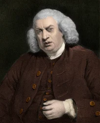 Portret van Samuel Johnson (1709-1784), Engelse schrijver