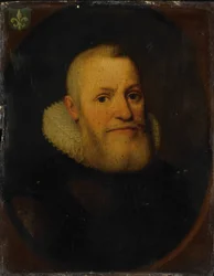 Portret van een man uit de familie Rijswijck of Van Rijswijk, ca.1610-1620 (olieverf op paneel)