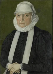 Portret van een vrouw, waarschijnlijk Anna Jagellonia, koningin van Polen