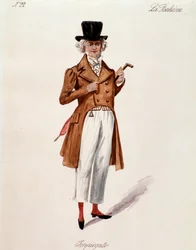 Portret van een winkelier, uit La bohème door Puccini (1892-1895)