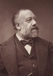Portret van de chansonnier Gustave Nadaud