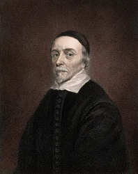 Portret van de Engelse arts Sir William Harvey 1578-1657