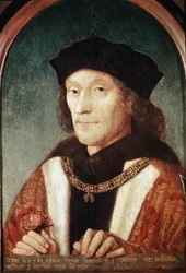 Portret van de koning van Engeland Hendrik VII