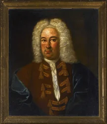 Portret van de componist Georg Friedrich Händel