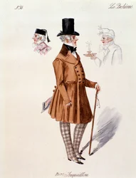 Portret van de huisbaas, uit La bohème door Puccini (1892-1895)