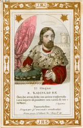 Sint Ladislaus I van Hongarije (gravure)