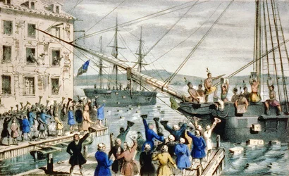 De Boston Tea Party: Theevernietiging in de haven van Boston