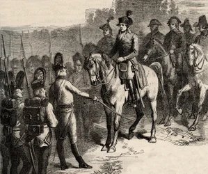 De arrestatie van Lafayette (Gilbert du Motier, Markies de La Fayette)