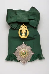 Verenigd Koninkrijk - Orde van de Distel - Boven: Insigne, voorschriftmodel, gemaakt door John James Eddington (Londen)