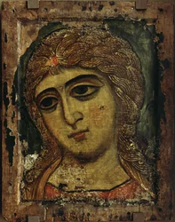 De Aartsengel Gabriël De Engel met Gouden Haar, ca. 1200