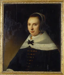 Portret van een Jonge Vrouw, 1654