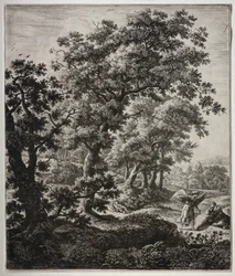 Agar getroost door de engel