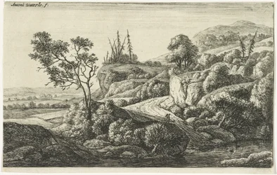 Pad bij een beek