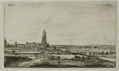 Gezicht op een Nederlandse stad (Rhenan)