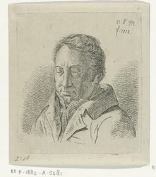 Man met gesloten ogen