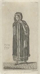 Vrouw met mantel