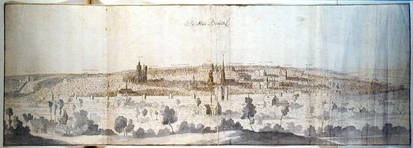 Panoramisch uitzicht op Brussel