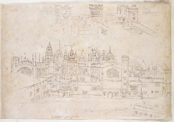 Studies van Paleis van Oatlands en Hampton Court, c.1544