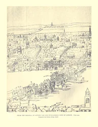 Van Den Wyngaerdes Uitzicht op Londen, ca. 1550, 1886