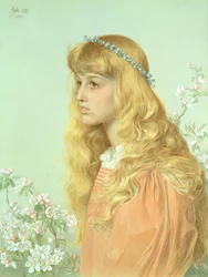 Portret van Miss Adele Donaldson, 1897