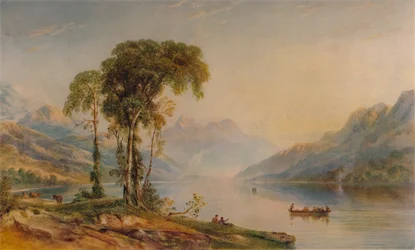 Ben Venue vanaf Loch Achray, 1840