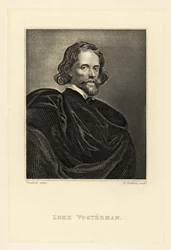 Portret van Lucas Vorsterman de Oudere, Barokgraveur