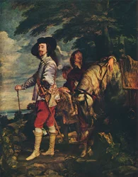 Karel I op de Jacht, ca. 1635