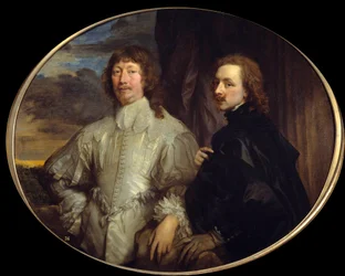 Dubbelportret van Sir Endymion Porter en de kunstenaar