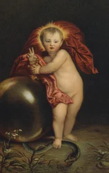 Jezus verplettert de slang