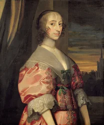 Lady Hoghton, vrouw van de eerste baronet, 17e eeuw