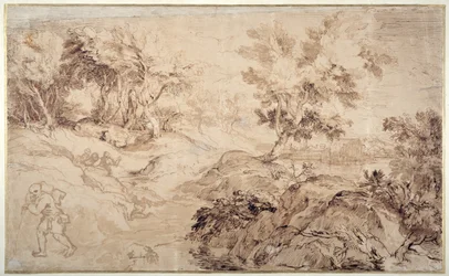 Landschap in de stijl van Titiaan