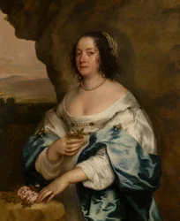 Portret van Beatrix Hammond, gravin van Oxford