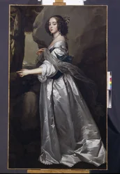 Portret van Lady Frances Cranfield, Lady Buckhurst, later Gravin van Dorset, c.1637-50