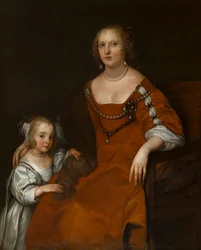 Portret van Margaret Howard, Gravin van Carlisle en Lady Diana Russell, later Lady Allington