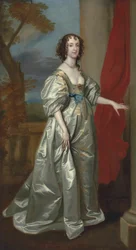 Portret van Margaret Smith, Mrs. Thomas Carey, later lady Edward Herbert (1606-1678)