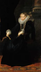 Portret van een Genovese dame