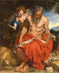 De heilige Hiëronymus, ca.1620 (olieverf op doek)