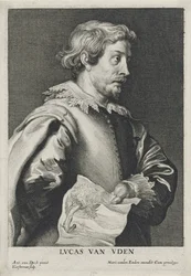 Lucas van Uden, 1630-1640, ets door Lucus Vorsterman