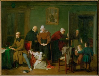 Les suites de la seduction-gevolgen van verleiding (schilderij)