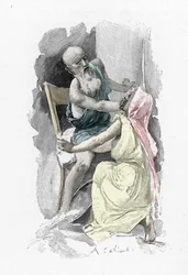 Odyssee van Homerus: Zang 19 (detail)