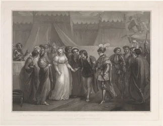 Catherine van Valois en koning Hendrik V van Engeland