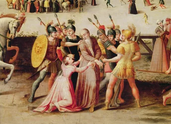 De arrestatie van Sir Thomas More in 1535 (detail)