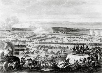 Slag bij Austerlitz in Moravië