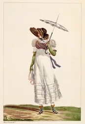 Een zomerkleed voor dames, 1779
