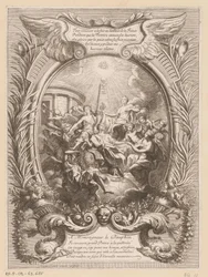 Allegorie op de roem van de Dauphin